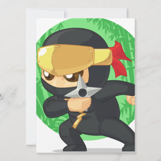 Little Ninja Holding Shufabrik