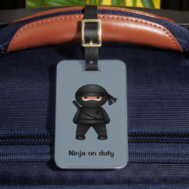 Little Ninja Warrior on Grått Bagagebricka