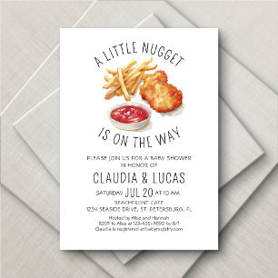 Little Nugget Baby Shower Inbjudningar