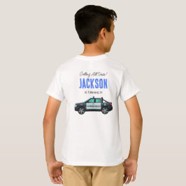 Little Officer Police Birthday | Personalized  T Shirt