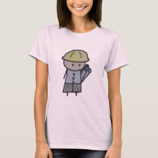 Little One architect-kvinnor organisk passande t-s Tee Shirt