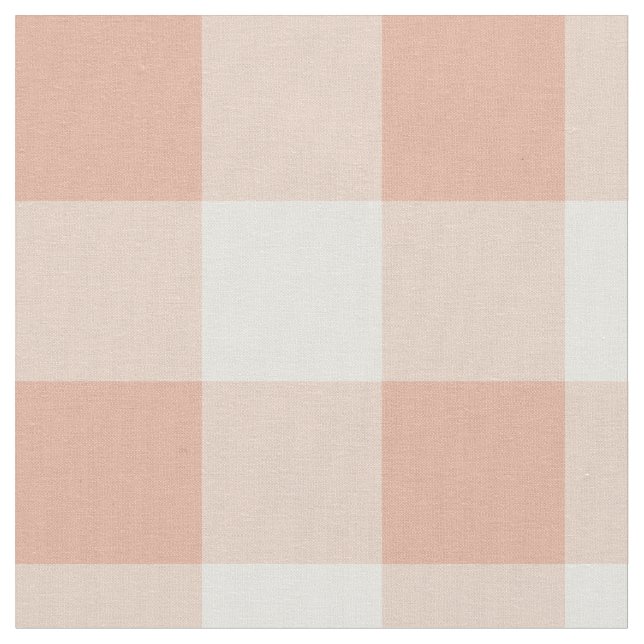 Little One Buffalo Check - dusty apricot Tyg (Närbild)