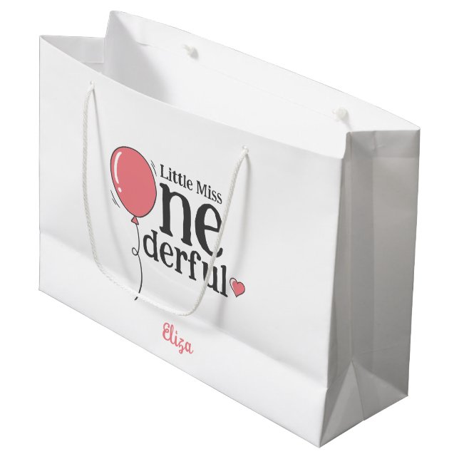 Little Onederful Grattis på födelsedagen Rosa (Framsidan Vinklad)