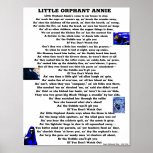 LITTLE ORPHANT ANNIE-DIKT POSTER