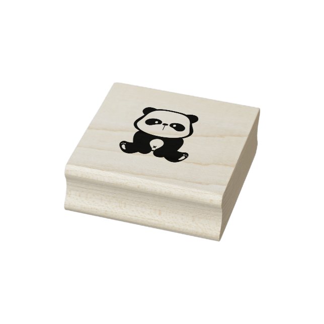 Little Panda Bear Sitta Down Stämpel (Stämpel)
