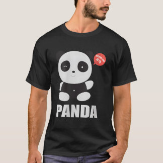 Little Panda Never Say No To Panda T Shirt
