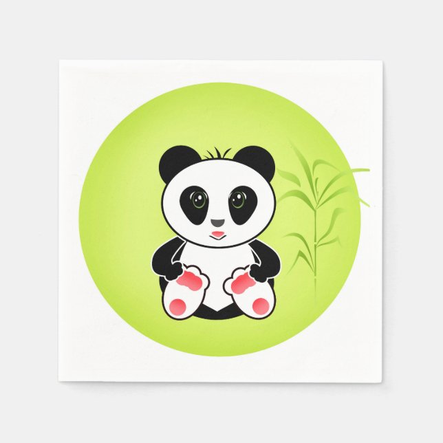Little Panda Pappersservett (Framsidan)