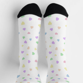 Little Pastel Hearts on White Unisex
