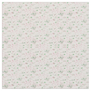Little Pastel Rosa Blommigt Tyg