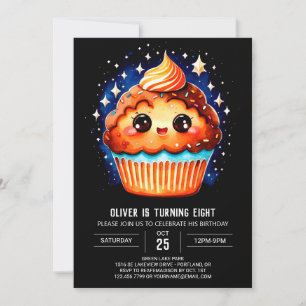 Little Pastry Muffin Birthday Inbjudningar