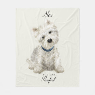 Little Pawfect Westie Fleecefilt
