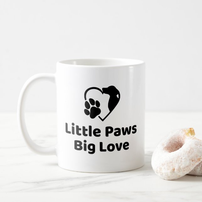 Little Paws Big Love Mug Kaffemugg (Med munk)