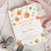 Little Peach Baby Shower