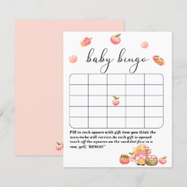 Little peach babydusch bingo-spel Papprare Lakan