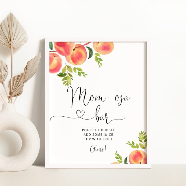 Little peach Mamma-osa pub-tecken Poster (Skapare uppladdad)