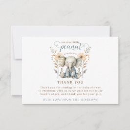 Little Peanut Baby Elephant Baby Shower Tack