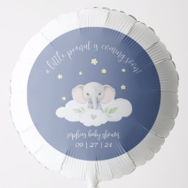 Little Peanut Baby Shower Blue Elephant
