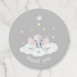 Little Peanut Baby Shower Gender Neutral Elephant Gåvor Etiketter
