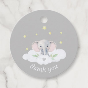 Little Peanut Baby Shower Gender Neutral Elephant Gåvor Etiketter