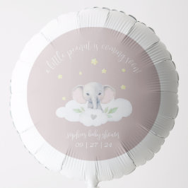 Little Peanut Baby Shower Rosa Elephant