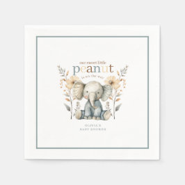 Little Peanut Blue Baby Elephant Papper Pappersservett