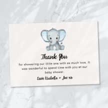 Little Peanut Blue Elephant Baby Shower
