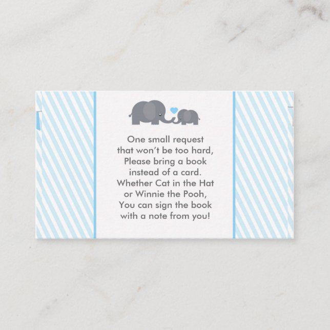 Little Peanut Bok Request Card for Inbjudan (Framsida)