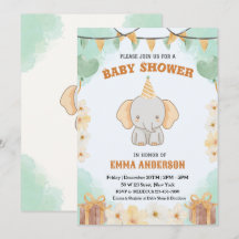 Little Peanut Dreams - Elephant Baby Shower