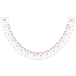 Little Peanut Elephant Baby Shower Födelsedagsfest Vimplar