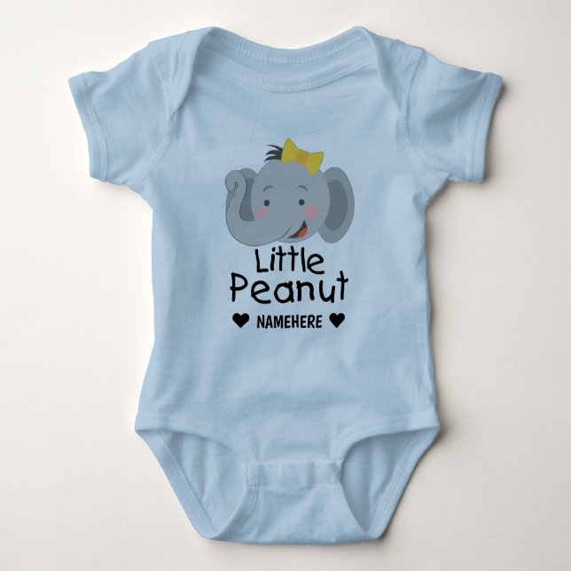 Little Peanut Elephant T Shirt (Framsida)