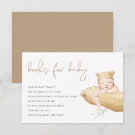 Little Peanut Gender Neutral Bokar för Baby Tack Kort
