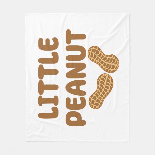 Little Peanut Newborn & baby ger Fleecefilt (Framsidan)