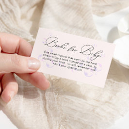 Little Pearl Bokar for Baby Baby Shower Tilläggskort