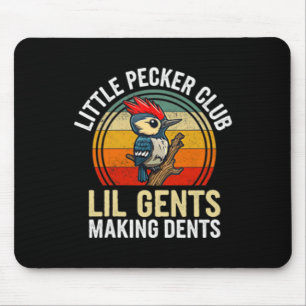 Little Pecker Klubb Lil Gents Skapar Dents Funny Musmatta
