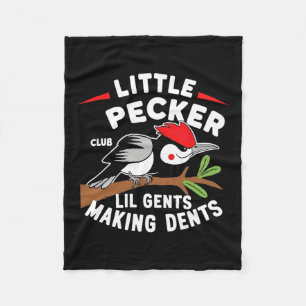 Little Pecker Klubb Lil Gents Skapar Dents Retro W Fleecefilt