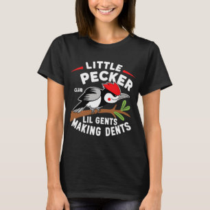 Little Pecker Klubb Lil Gents Skapar Dents Retro W T Shirt