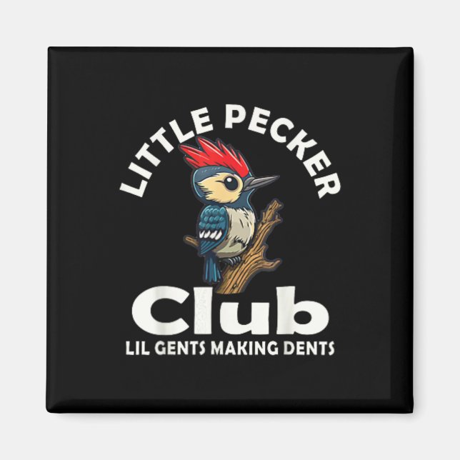 Little Pecker Klubb Shirt Front and Back Magnet (Framsidan)