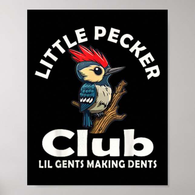 Little Pecker Klubb Shirt Front and Back Poster (Framsidan)