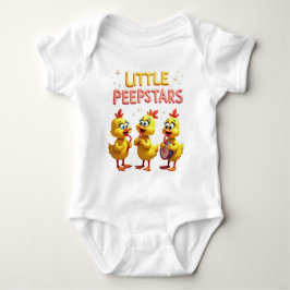 Little Peepstars - Retro Påsk Band Vibes T Shirt