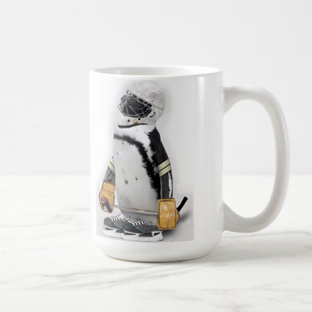 Little Penguin Wearing Hockey Gear Resemugg (Höger)