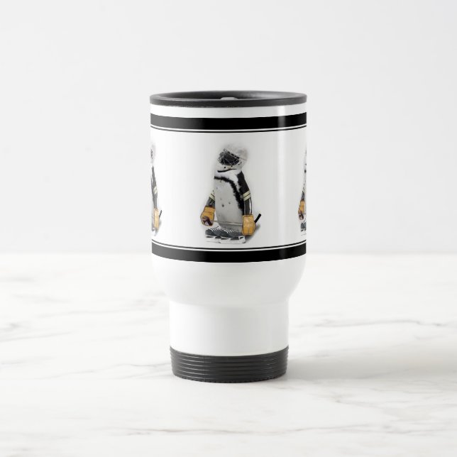 Little Penguin Wearing Hockey Gear Resemugg (Center)