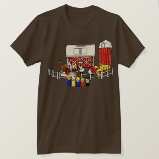 Little People Family Farm - Inga gårdar mat T Shirt