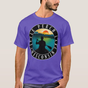 Little Perch Sjö Wisconsin Canoeing T Shirt