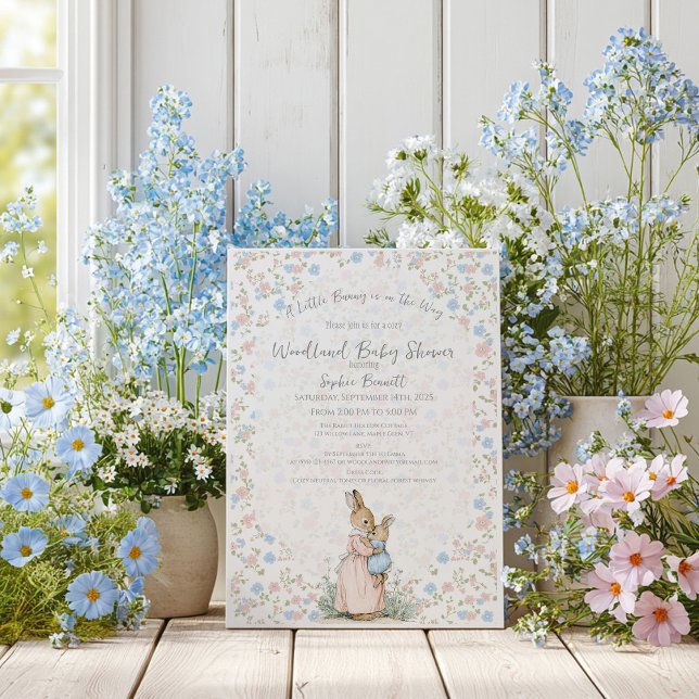Little Peter Rabbit och Mamma Baby Shower Inbjudningar (Skapare uppladdad)