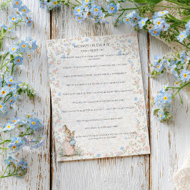 Little Peter Rabbit och Mamma Guessing Game