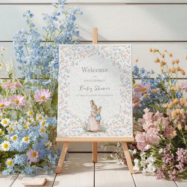 Little Peter Rabbit och Mamma Welcome Poster (Skapare uppladdad)