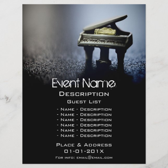 Little Piano Flyer (Framsidan)