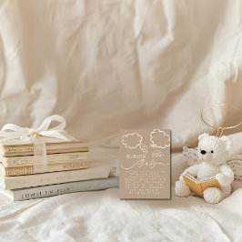 Little Piece of Heaven Beige Books For Baby Tilläggskort