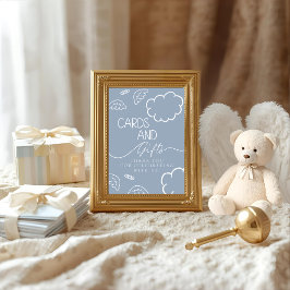 Little Piece of Heaven blue Cards & Gifts Sign  Inbjudningar