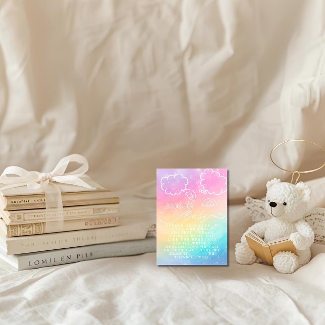 Little Piece of Heaven Rainbow Books For Baby Tilläggskort (Little Piece of Heaven Rainbow Books For Baby Enclosure Card)